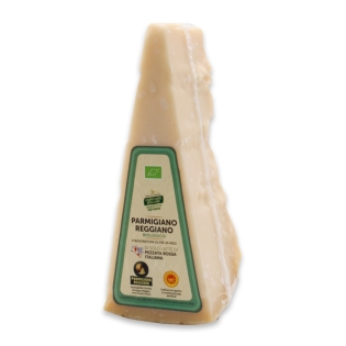 Parmigiano Reggiano DOP only Italian Pezzata Rossa - Mountain Product - Organic - aged 24 months