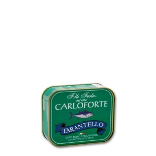 Carloforte red tuna tarantello in olive oil