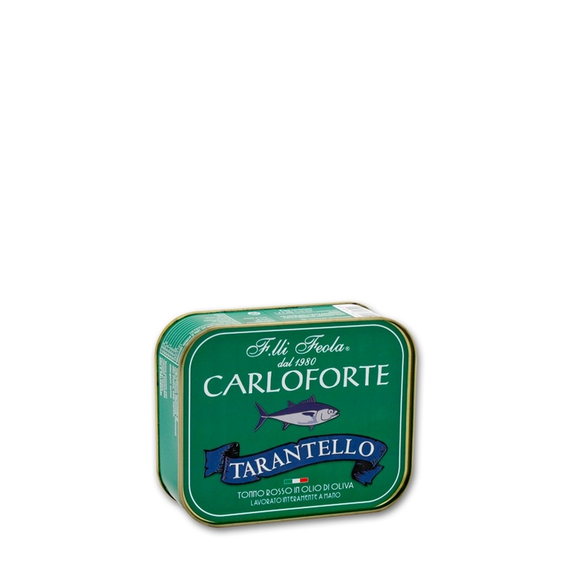 Carloforte red tuna tarantello in olive oil