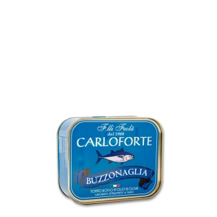 Buzzonaglia di tonno rosso di Carloforte in olio di oliva - 350 g