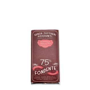 Tavoletta di cioccolato fondente senza zuccheri aggiunti 