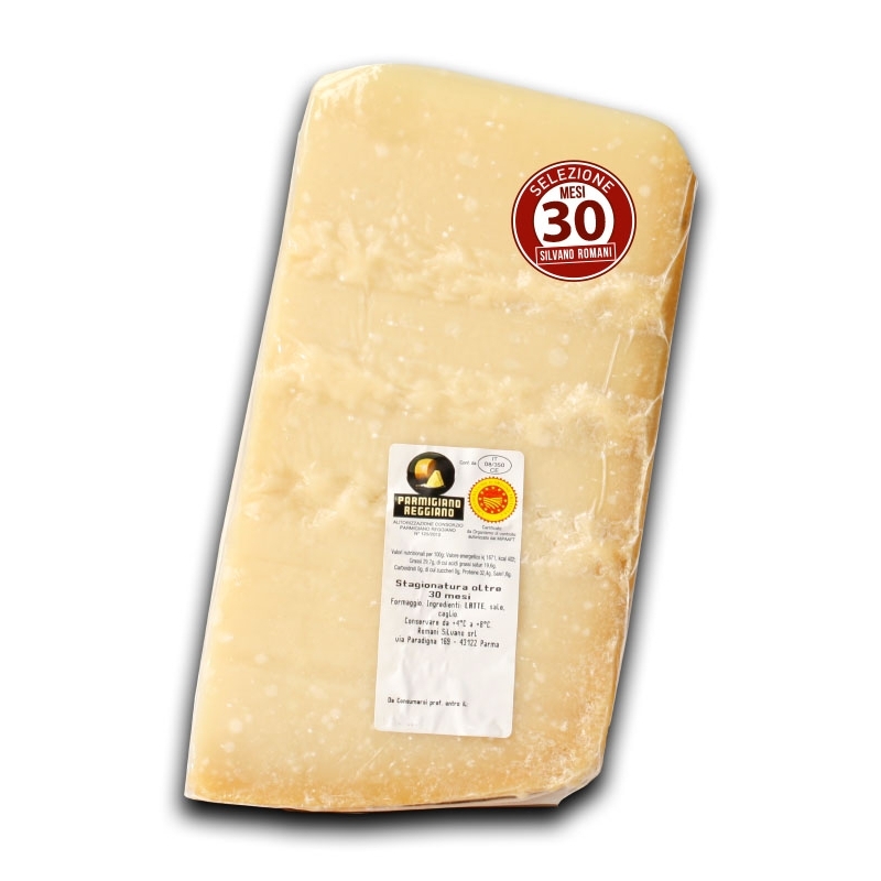 PDO Parmesan Cheese aged for 30 months approx. 1 kg