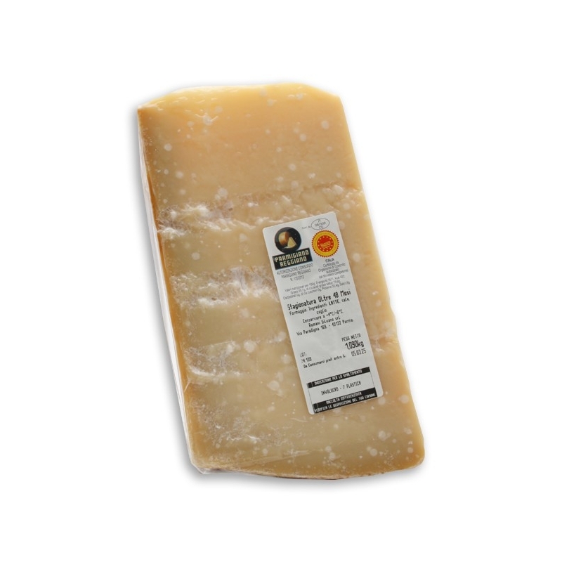 Parmigiano Reggiano PDO aged over 48 months