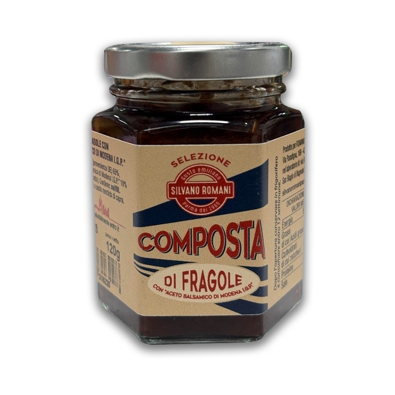 Strawberry compote with Aceto Balsamico di Modena PGI