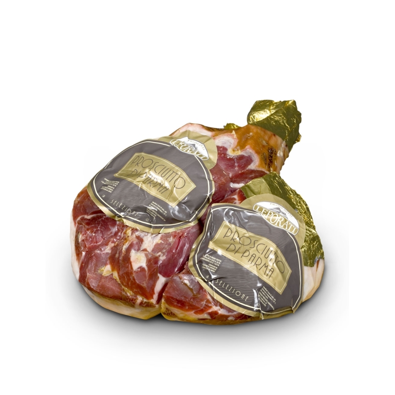 Prosciutto di Parma DOP salumificio Leporati 22-24 mesi disossato sfioccato 8 kg