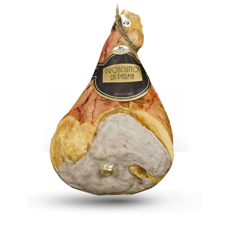 Prosciutto di Parma DOP salumificio Leporati 22-24 mesi in osso 10,5 kg