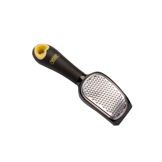 Hand-held cheese grater