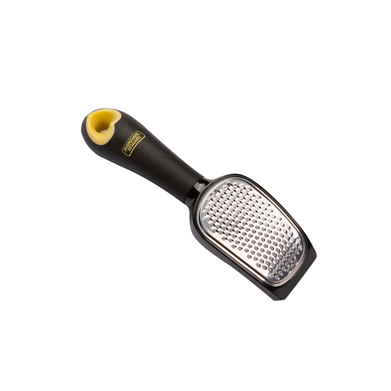 Hand-held cheese grater