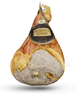 Bone-in  Leporati PDO Parma Ham dry cured for 24 months approx. 10.5 kg